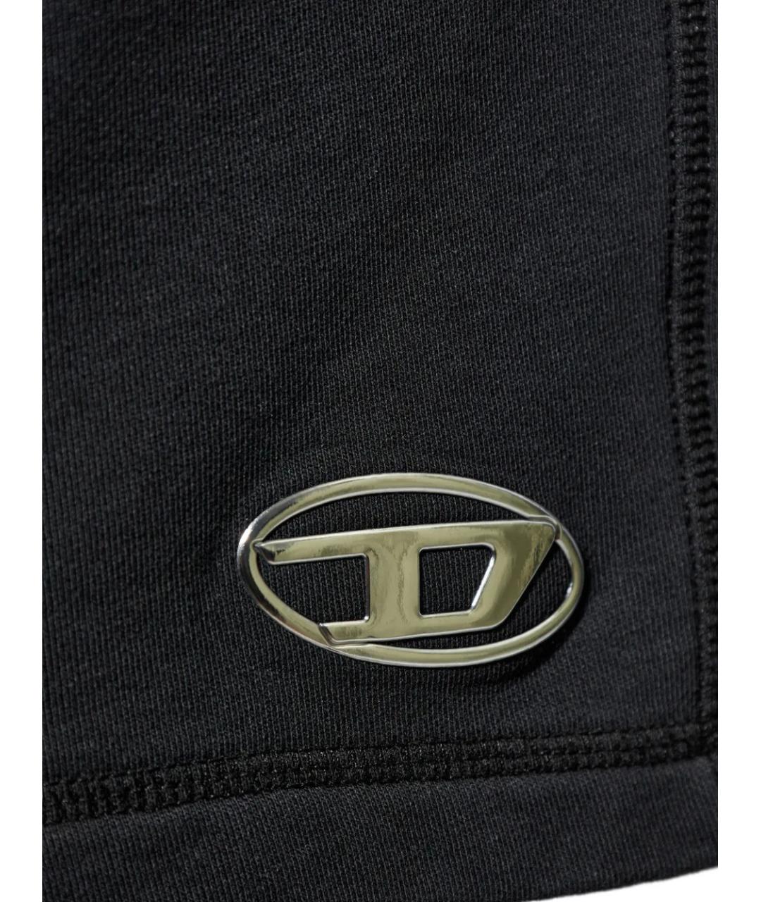 DIESEL Черные хлопковые шорты, фото 5