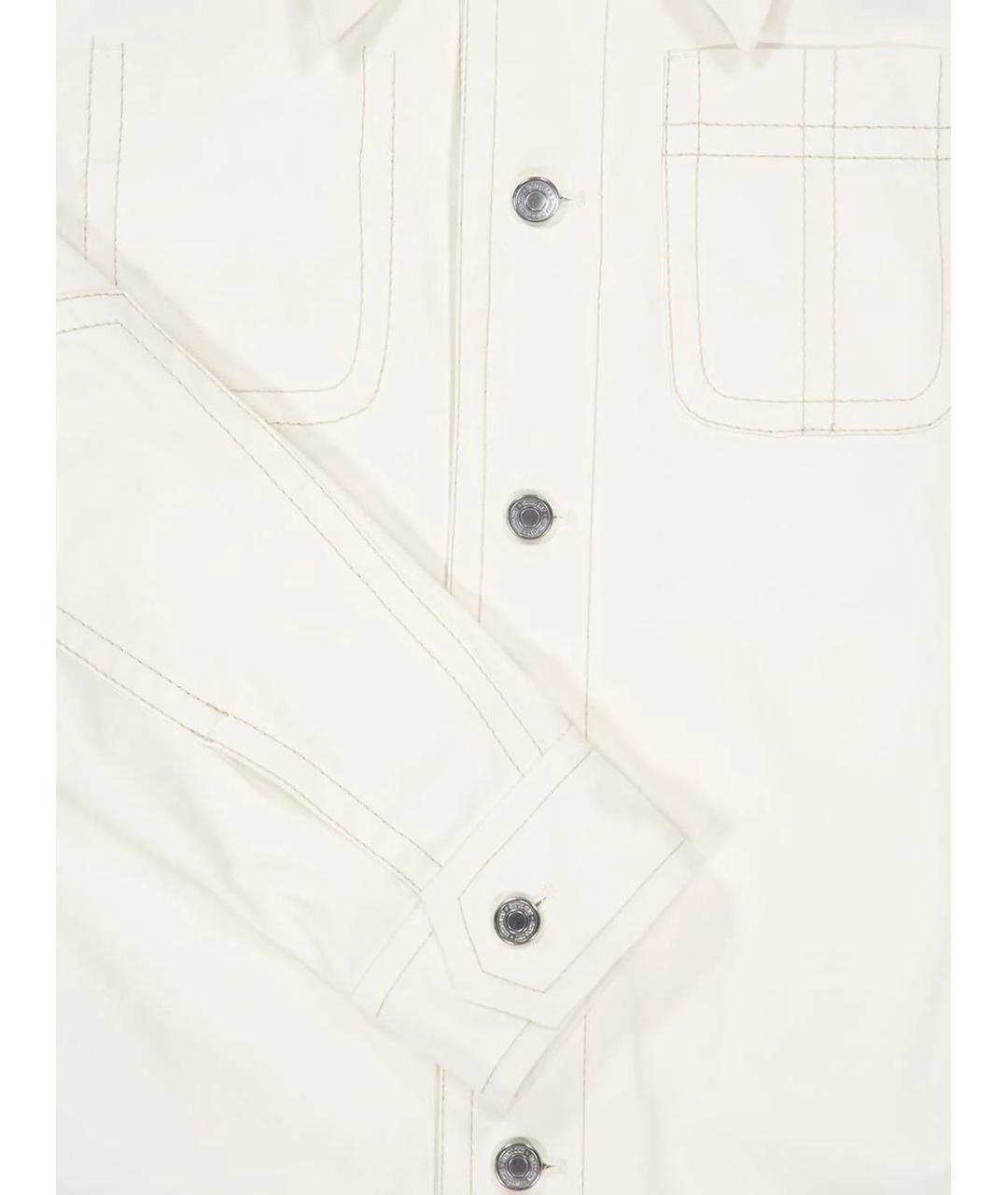 Ami Paris Белая хлопковая куртка, фото 4