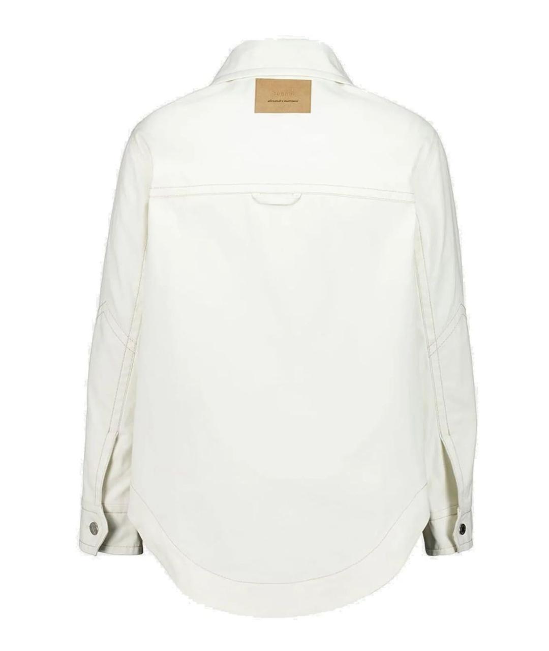 Ami Paris Белая хлопковая куртка, фото 2