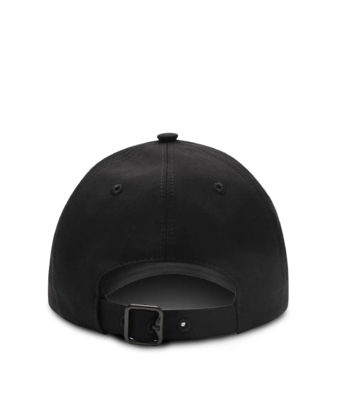 BURBERRY Черная хлопковая кепка/бейсболка, фото 2