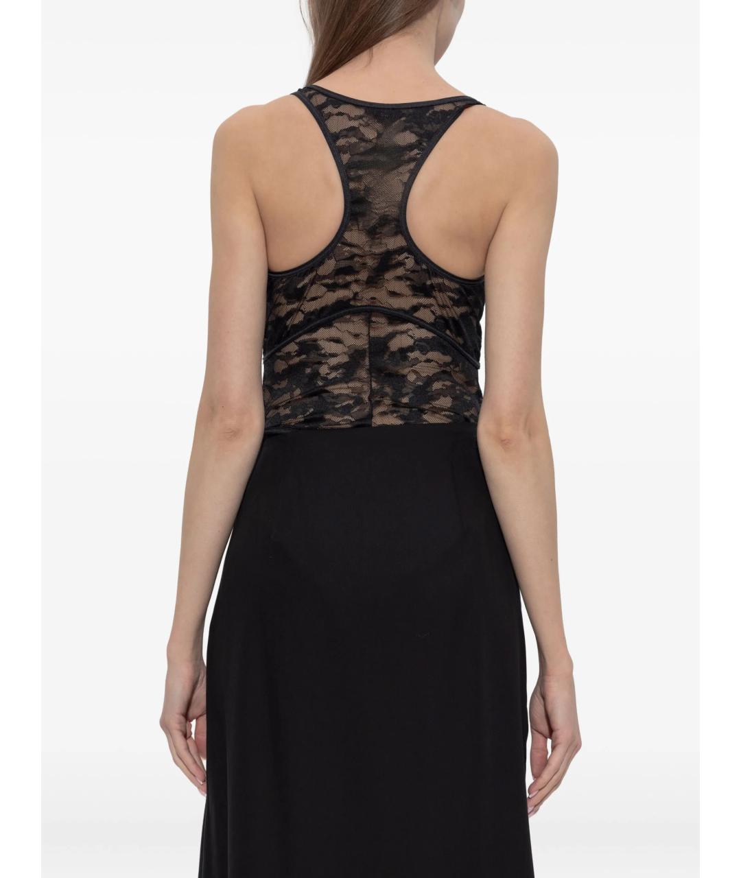 DIESEL Черное полиамидовое боди, фото 4