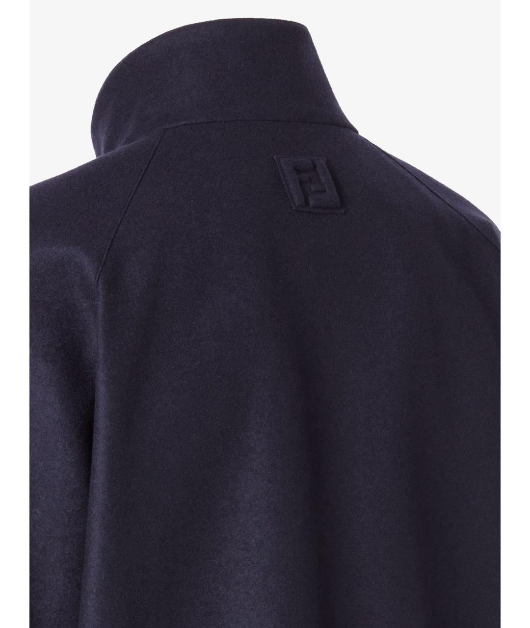 FENDI Синяя кашемировая куртка, фото 4