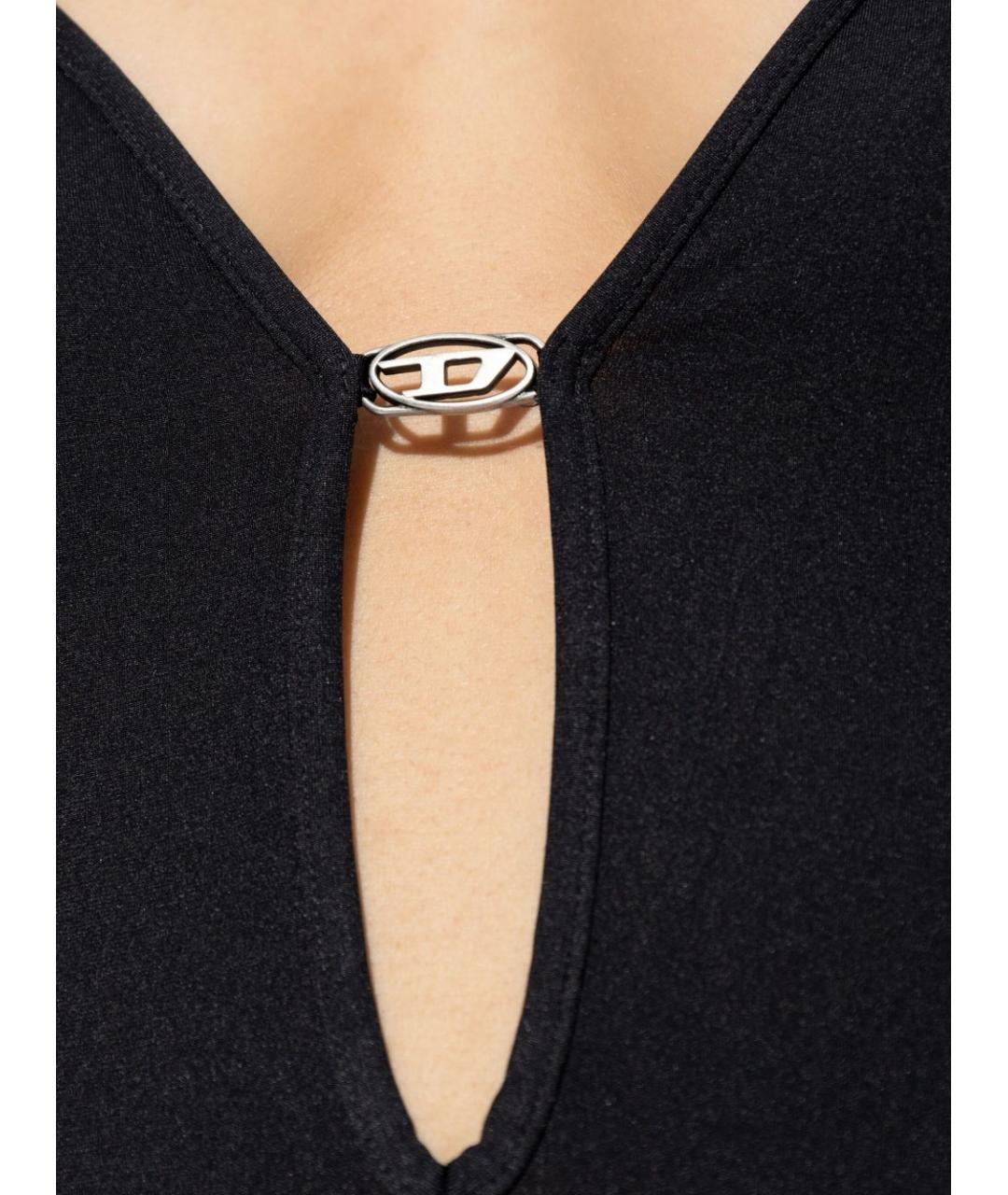 DIESEL Черное полиамидовое боди, фото 5