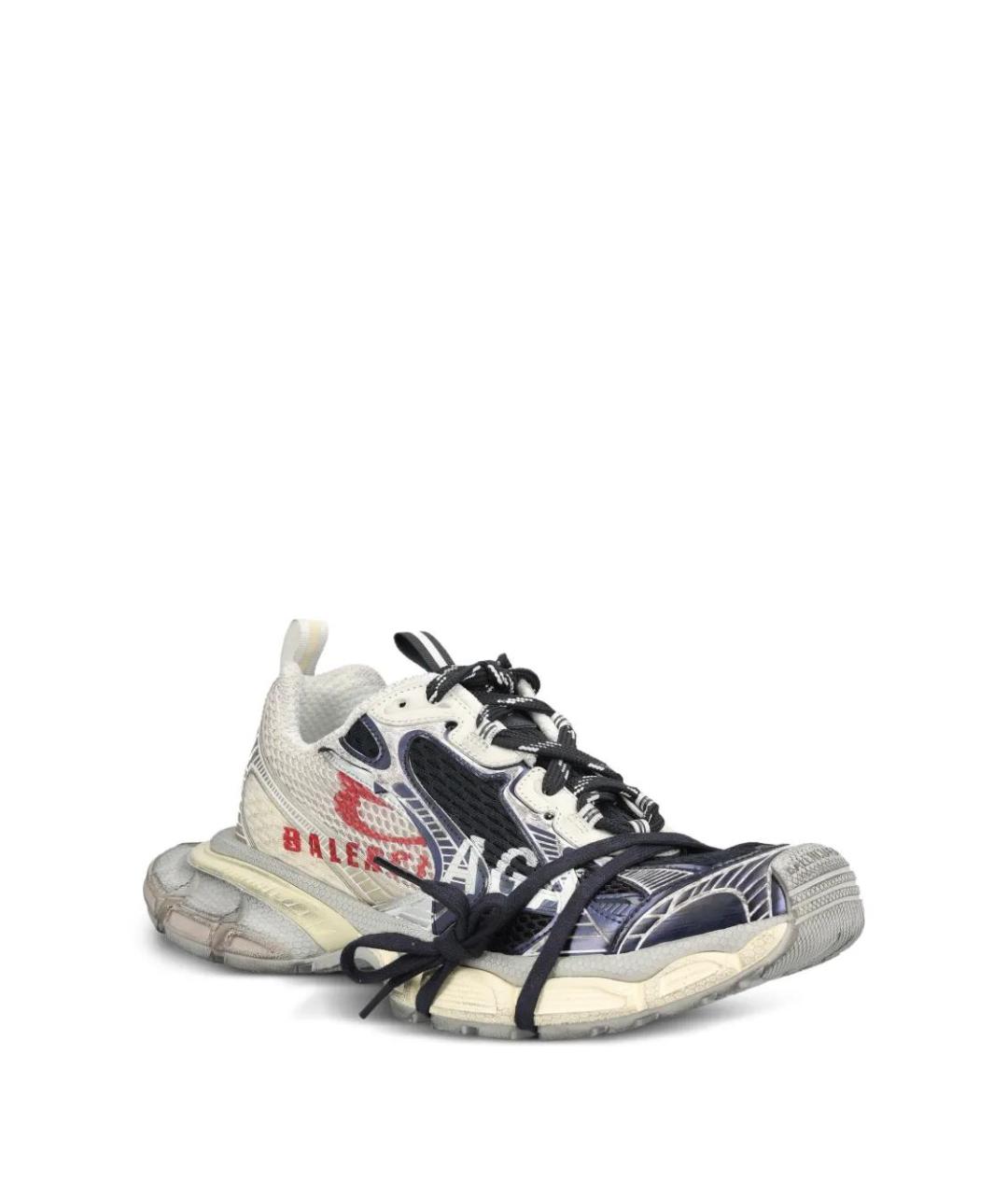 BALENCIAGA Мульти текстильные низкие кроссовки / кеды, фото 2