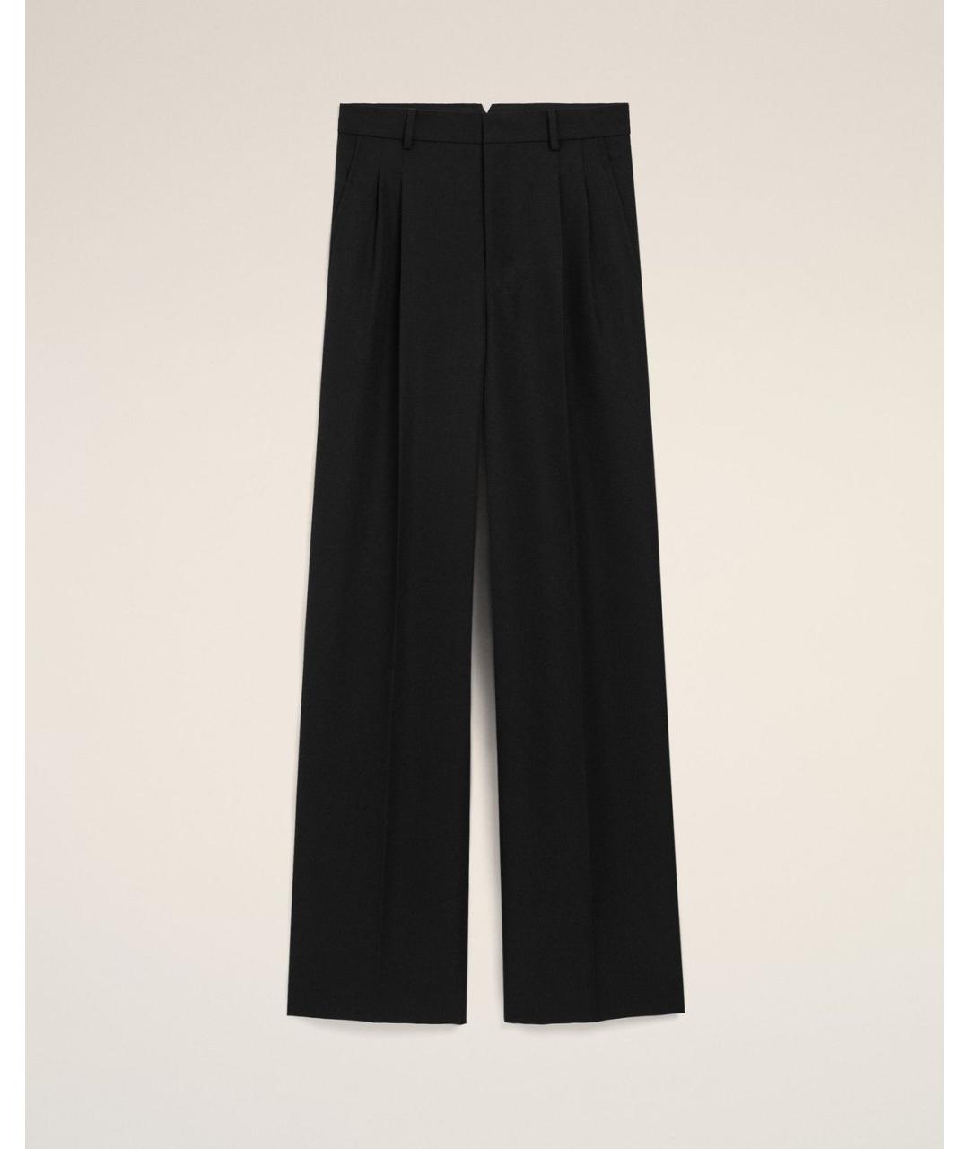 Ami Paris Черные шерстяные классические брюки, фото 4