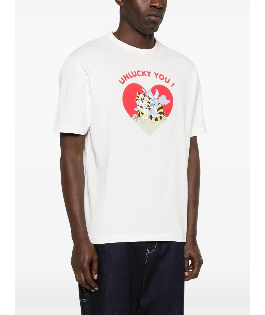 KENZO Белая хлопковая футболка, фото 3