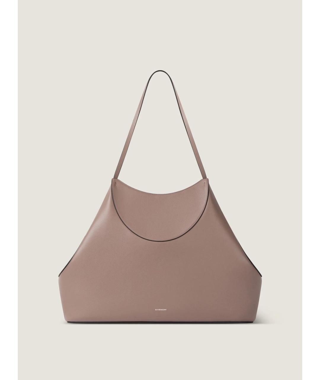 GIVENCHY Бежевая кожаная сумка тоут, фото 5