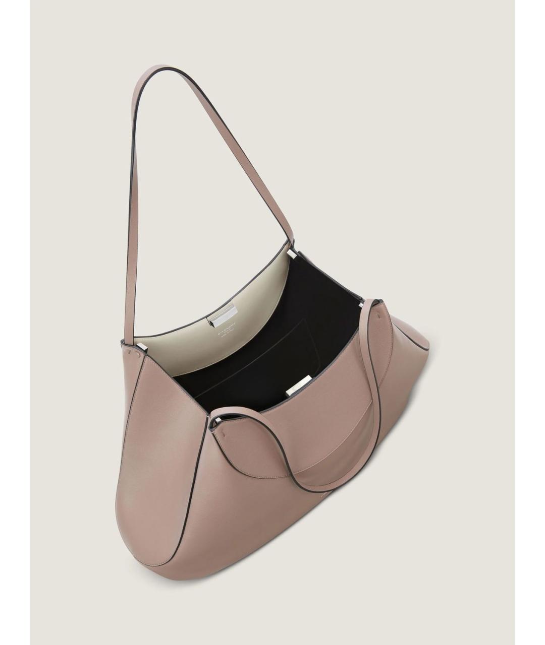 GIVENCHY Бежевая кожаная сумка тоут, фото 4