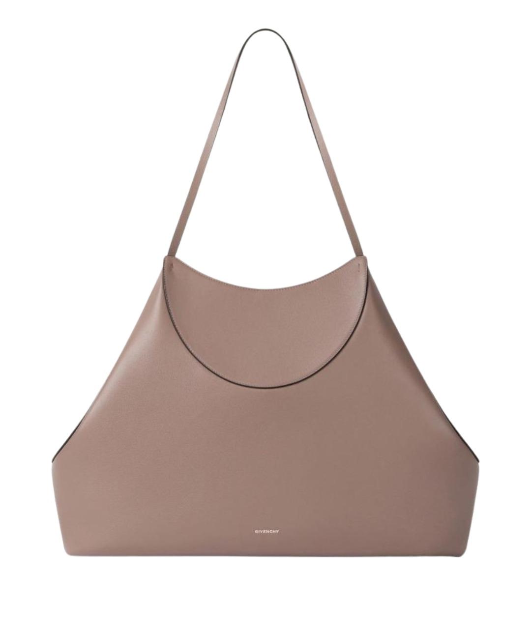 GIVENCHY Бежевая кожаная сумка тоут, фото 1