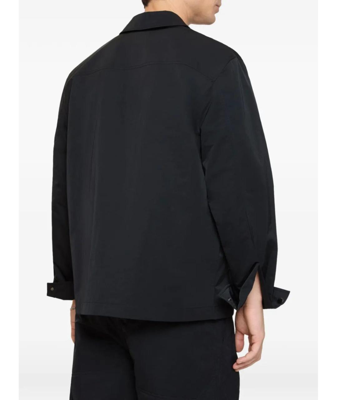 BURBERRY Черная полиамидовая куртка, фото 3