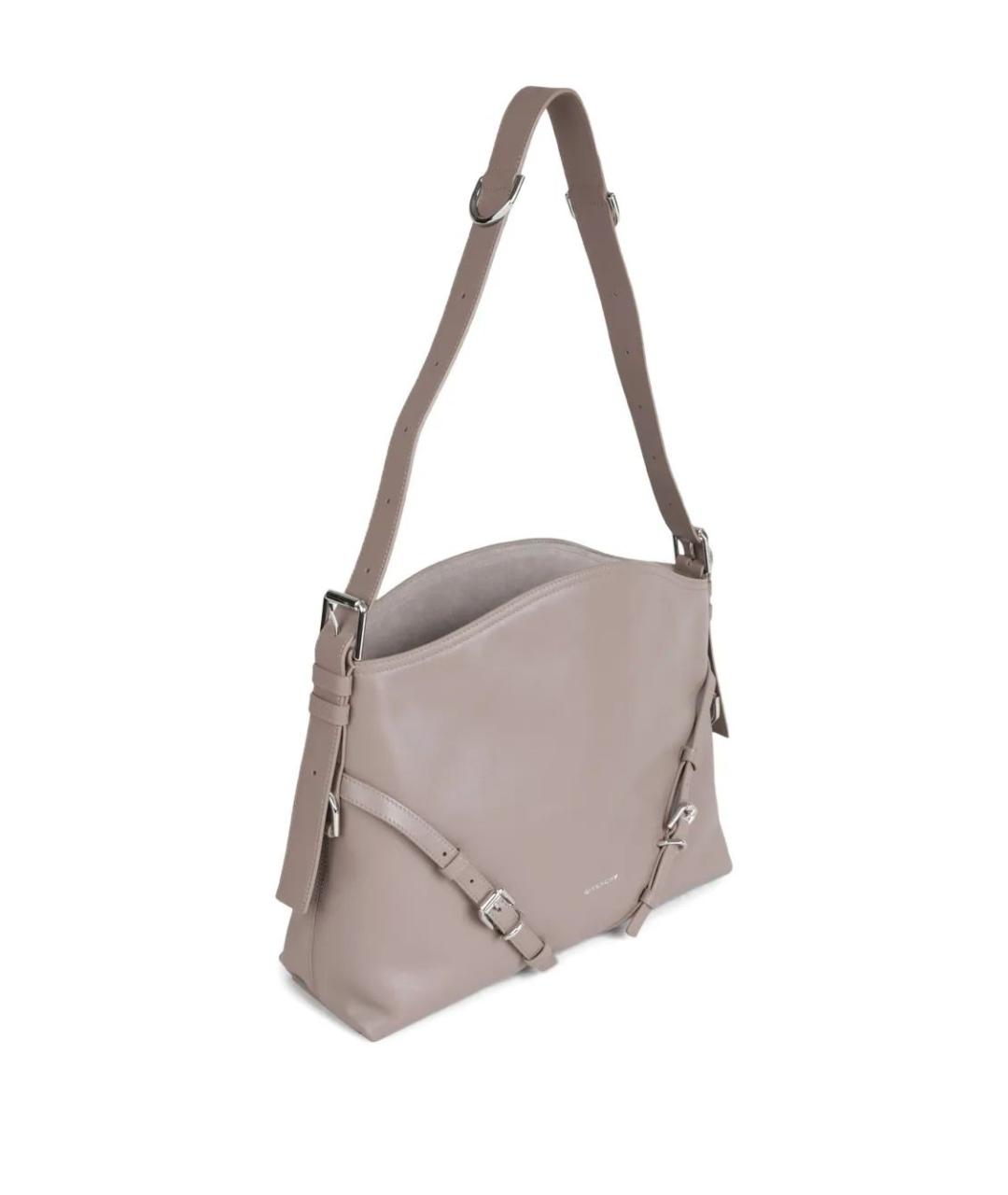 GIVENCHY Бежевая кожаная сумка через плечо, фото 2