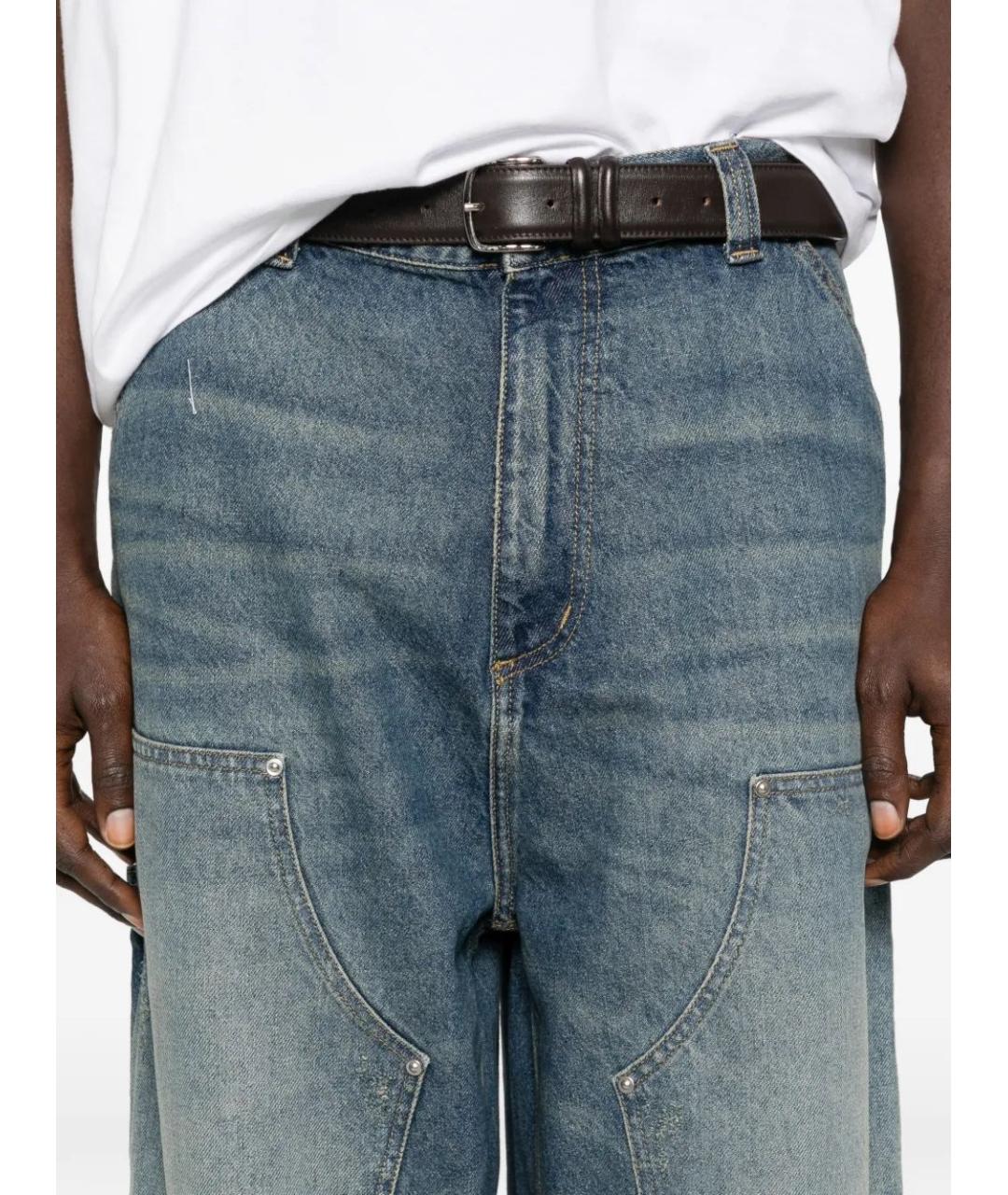 CARHARTT WIP Синие хлопковые прямые джинсы, фото 5