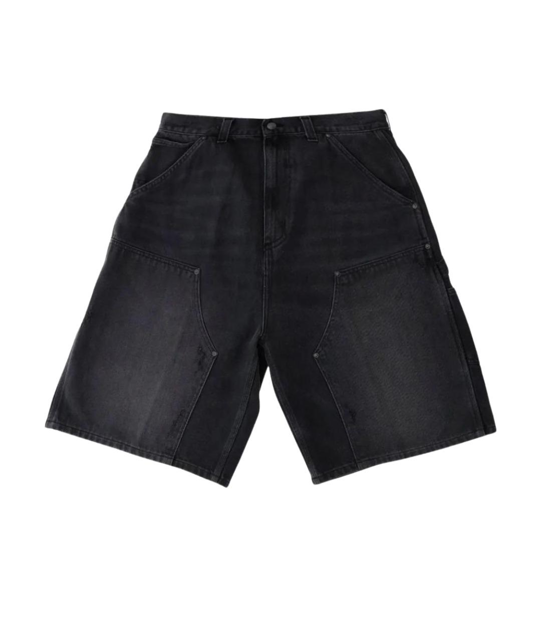 CARHARTT WIP Черные хлопковые шорты, фото 1