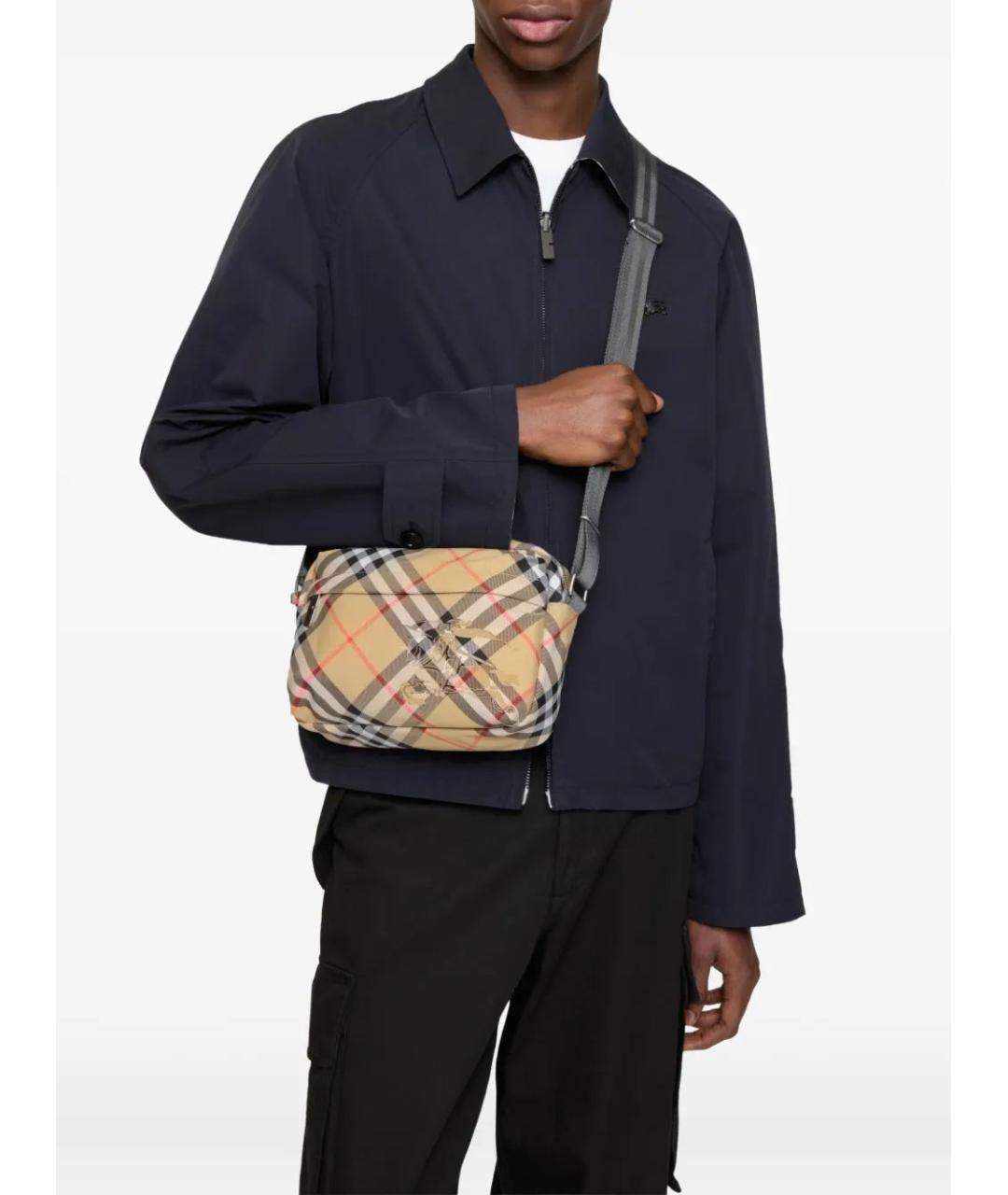 BURBERRY Мульти тканевая сумка на плечо, фото 2