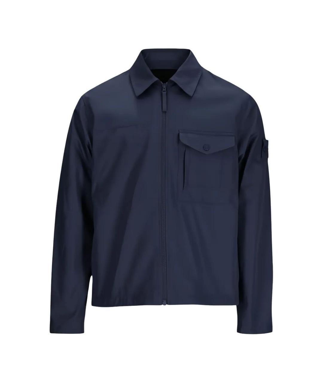 STONE ISLAND Синяя хлопковая куртка, фото 1