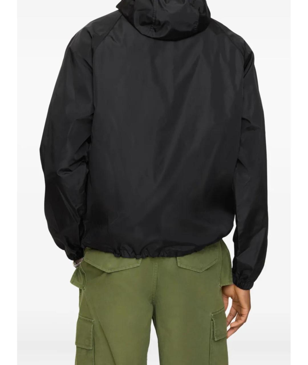 BURBERRY Черная полиамидовая куртка, фото 3