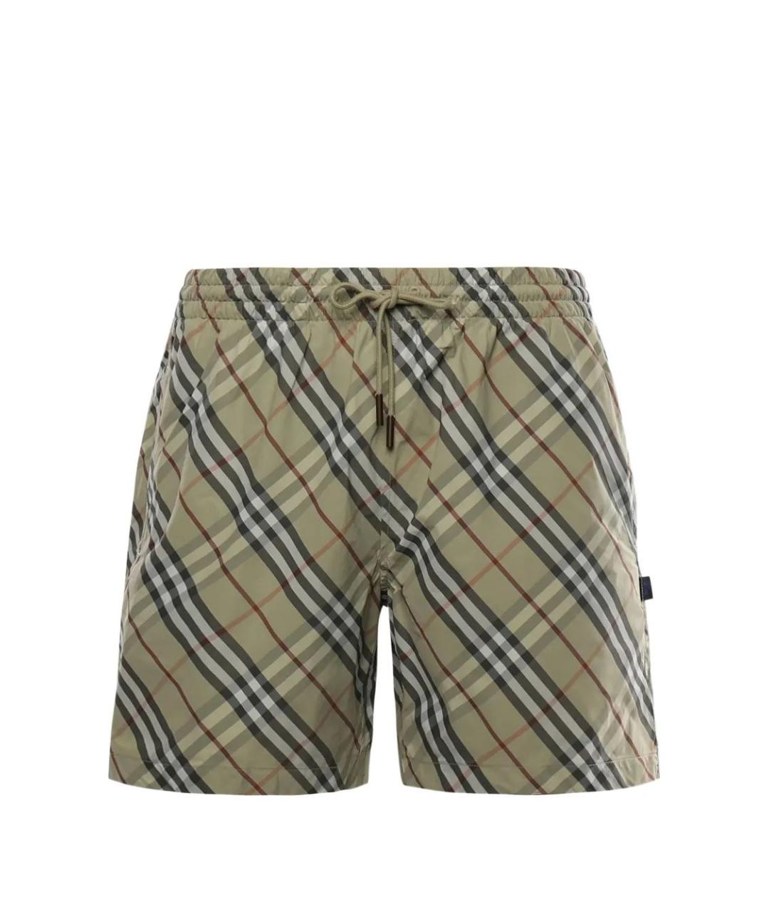 BURBERRY Мульти полиамидовые шорты, фото 1