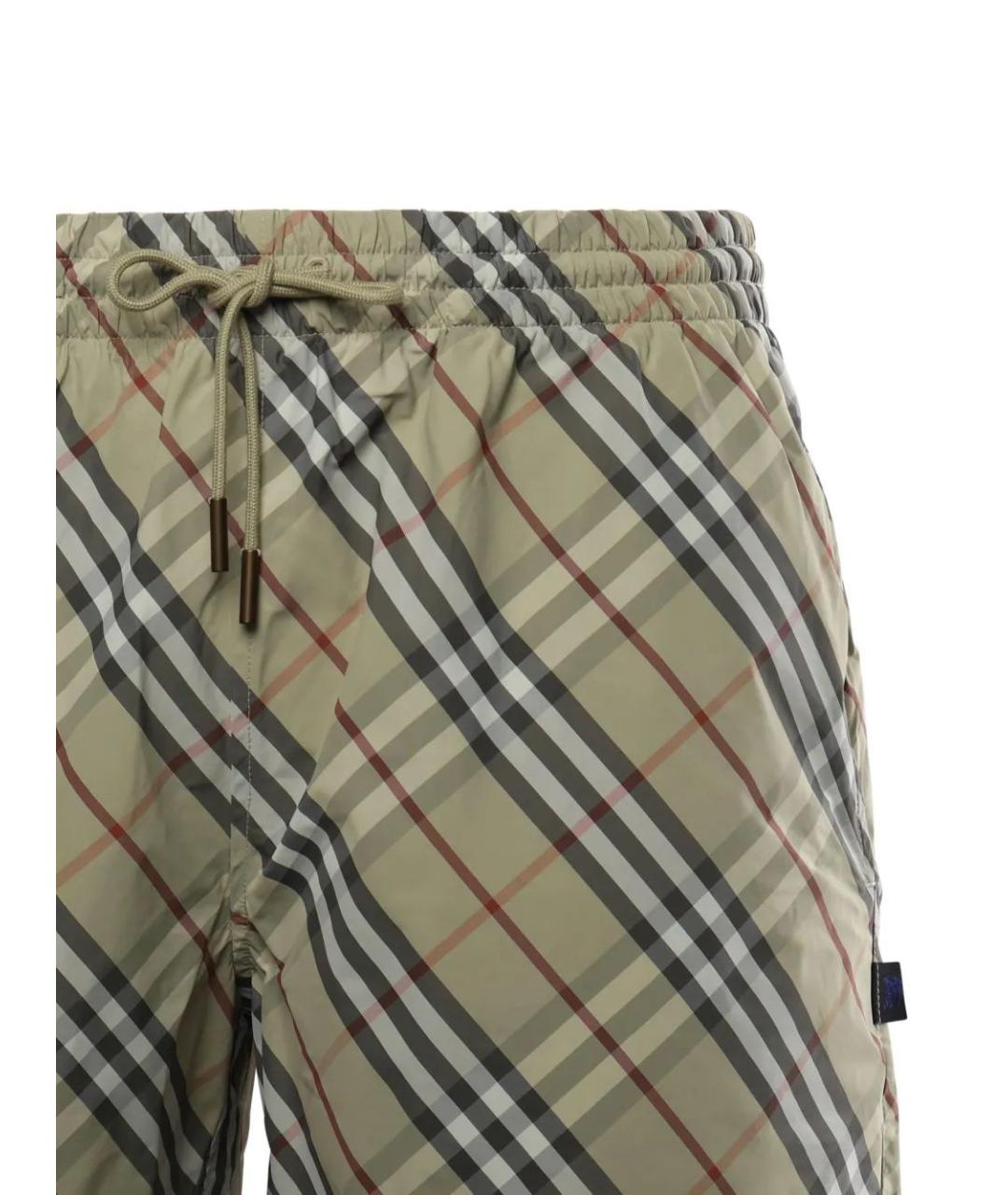 BURBERRY Мульти полиамидовые шорты, фото 3