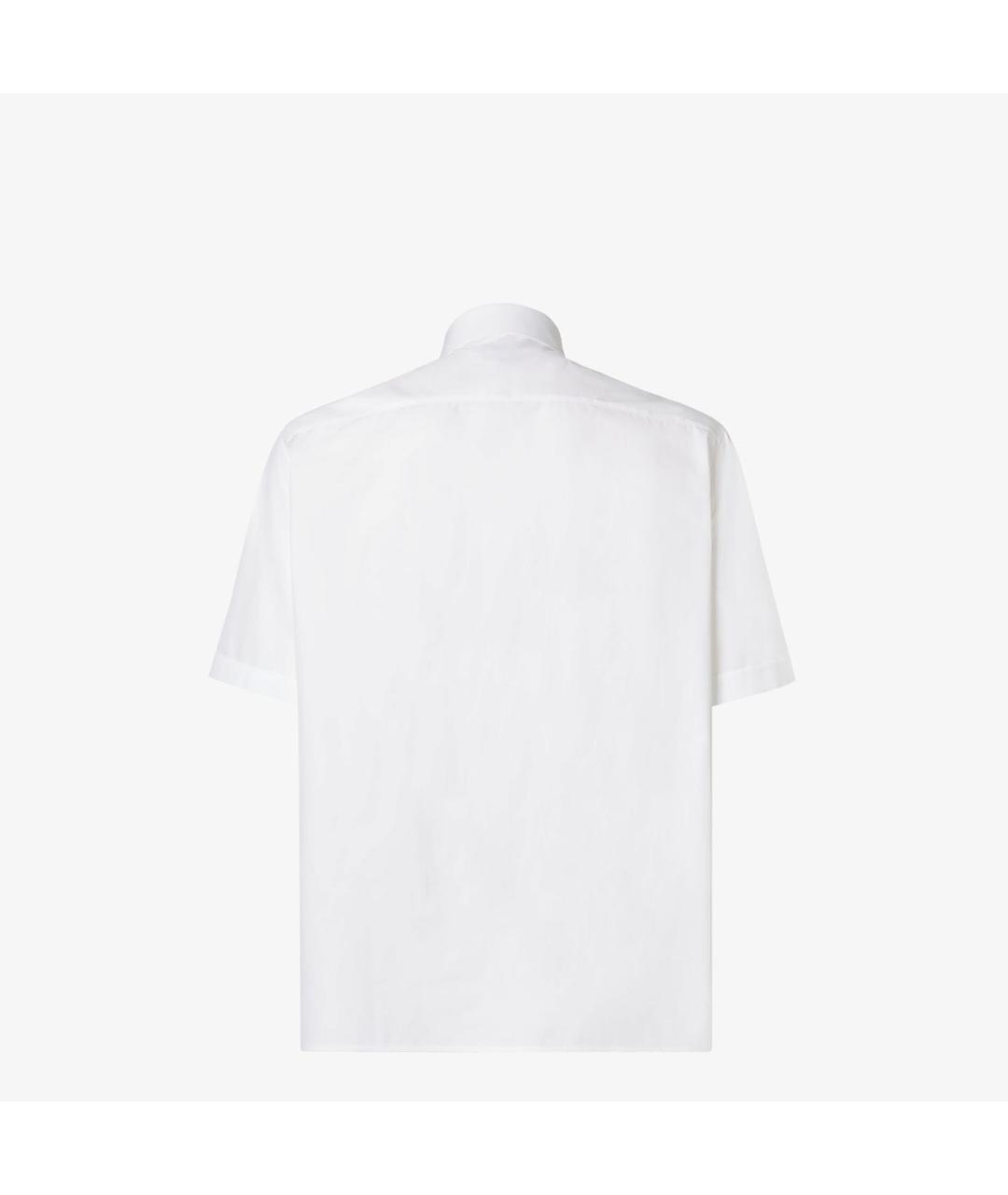 FENDI Белая хлопковая кэжуал рубашка, фото 2