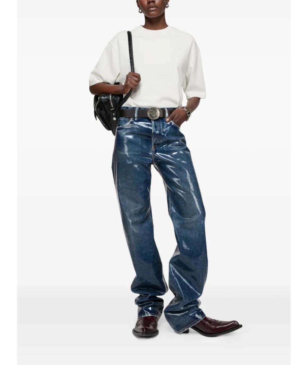 ACNE STUDIOS Белая хлопковая футболка, фото 2