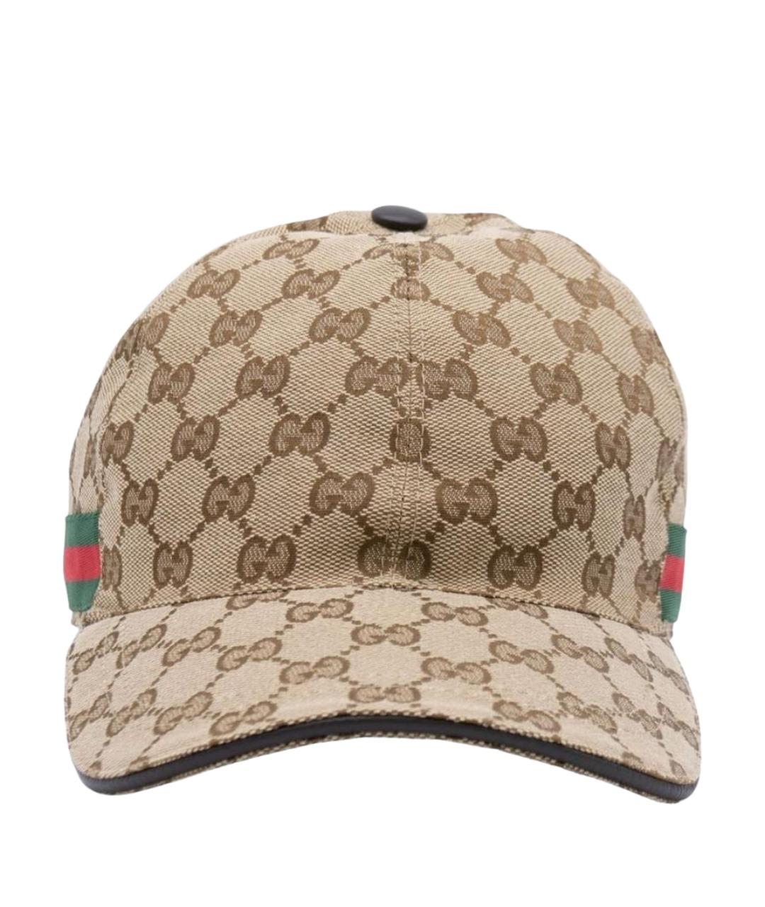 GUCCI Бежевая кепка/бейсболка, фото 1