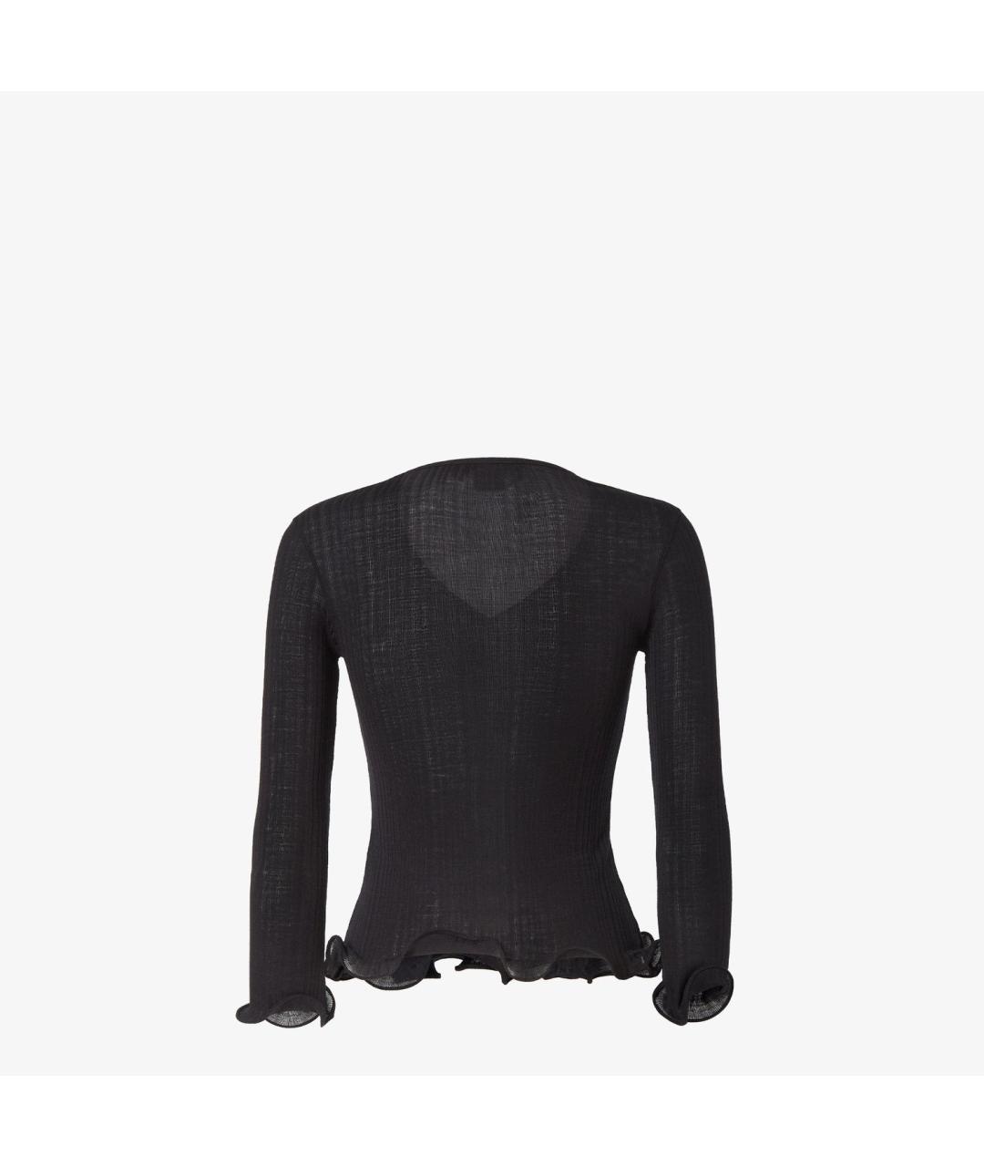 FENDI Черная шерстяная рубашка, фото 2