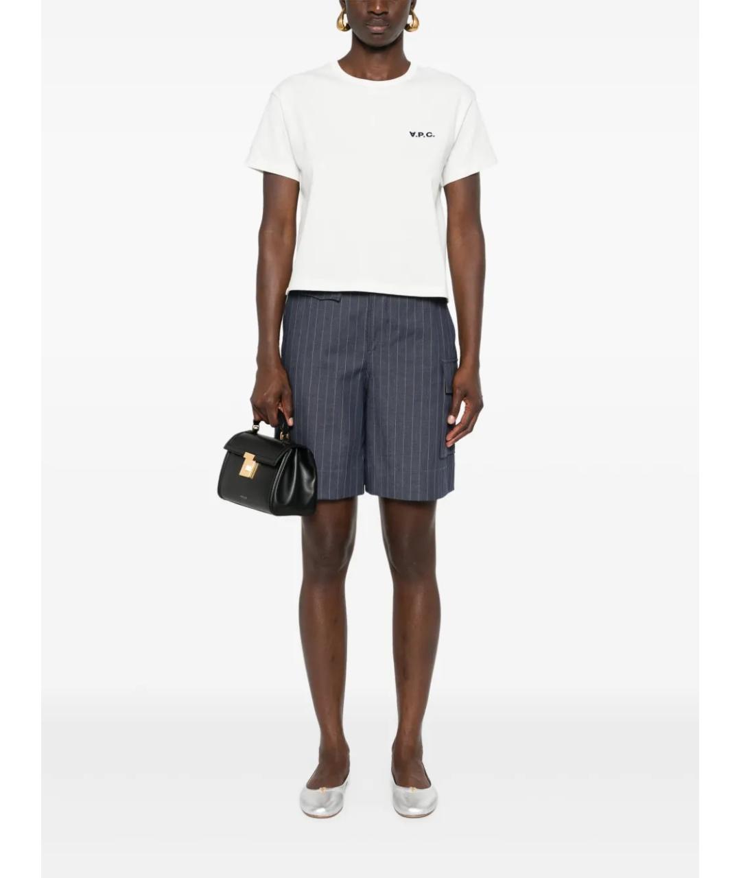 A.P.C. Белая хлопковая футболка, фото 2