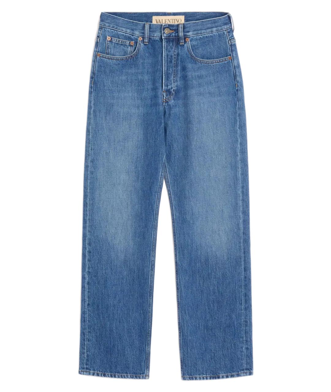 VALENTINO Синие прямые джинсы, фото 1