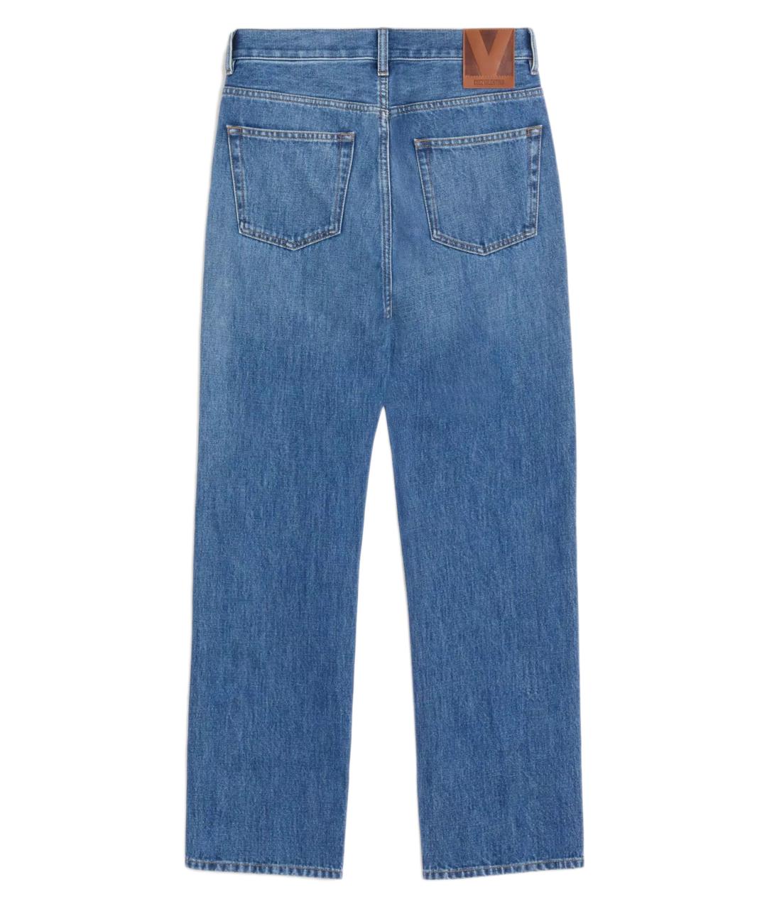 VALENTINO Синие прямые джинсы, фото 2