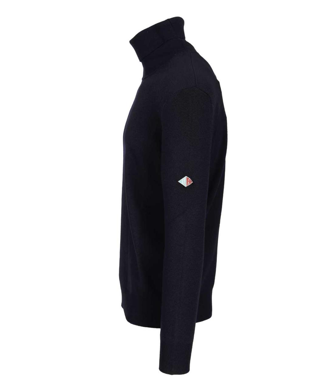 BOTTEGA VENETA Темно-синий шерстяной джемпер / свитер, фото 3