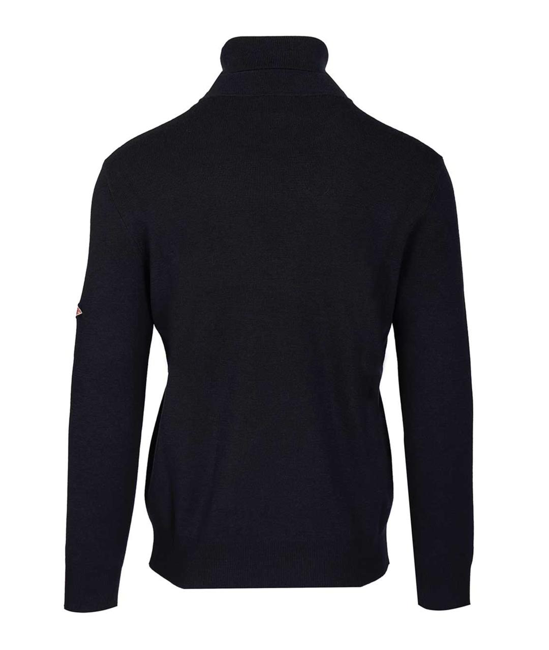 BOTTEGA VENETA Темно-синий шерстяной джемпер / свитер, фото 2