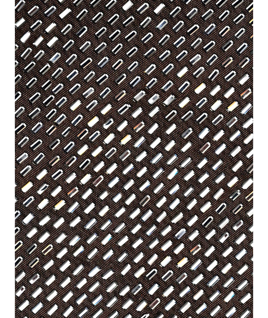 SELF-PORTRAIT Серебряное полиэстеровое коктейльное платье, фото 6