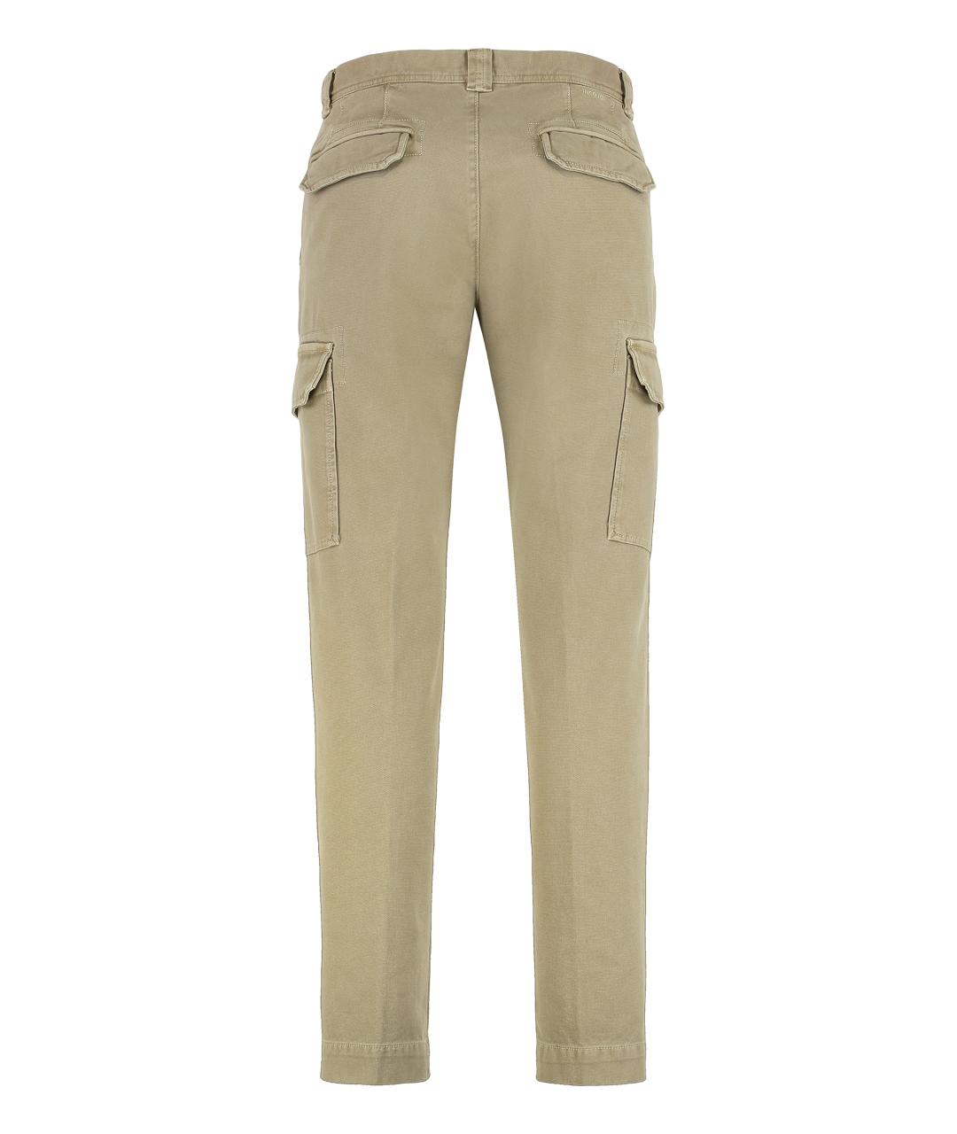 SLOWEAR Бежевые хлопковые повседневные брюки, фото 2