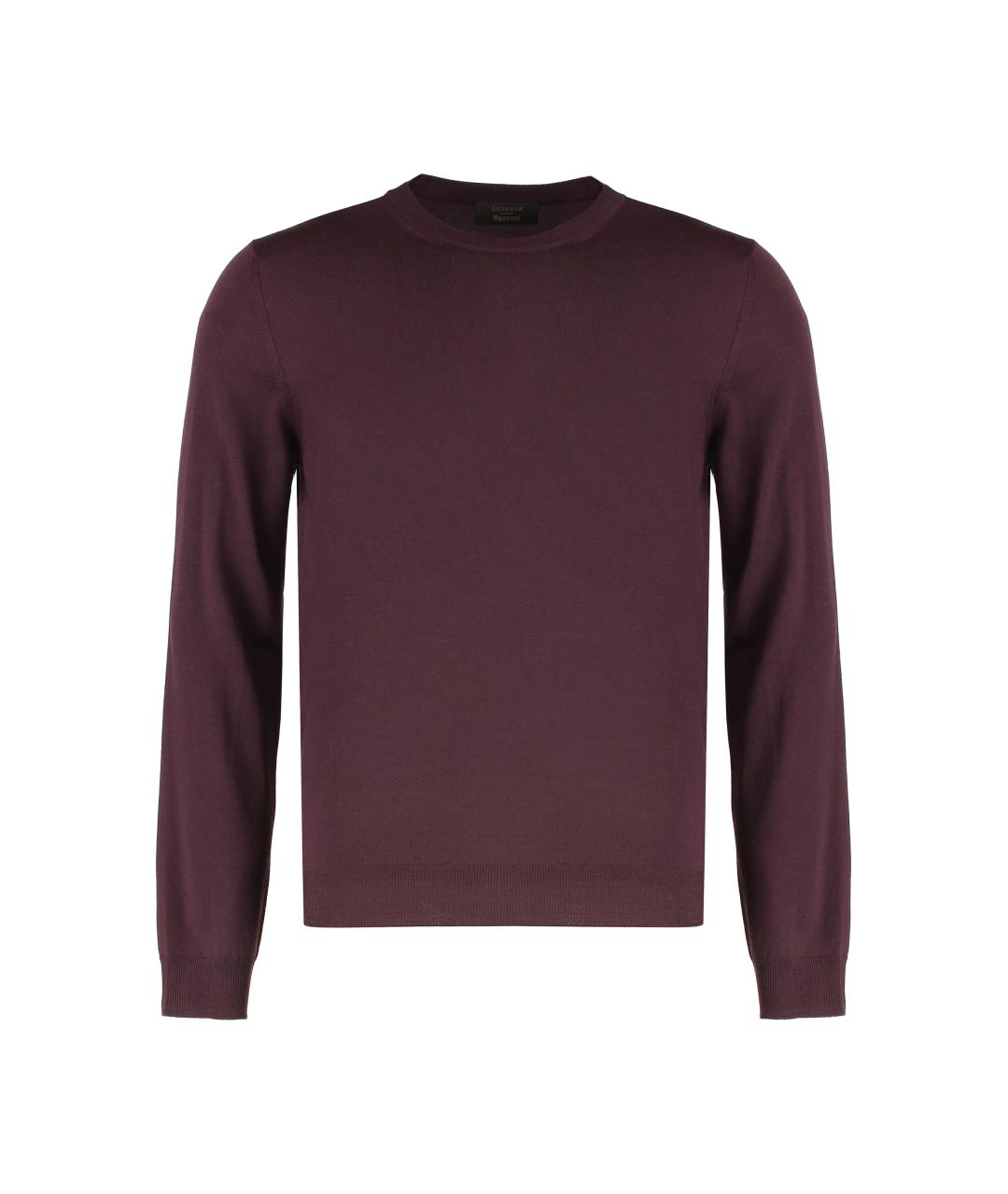 SLOWEAR Бордовый шерстяной джемпер / свитер, фото 1