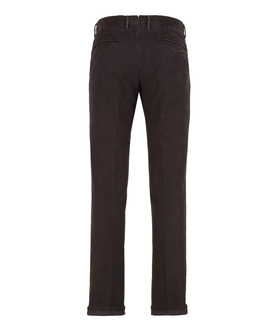 SLOWEAR Коричневые хлопковые повседневные брюки, фото 2
