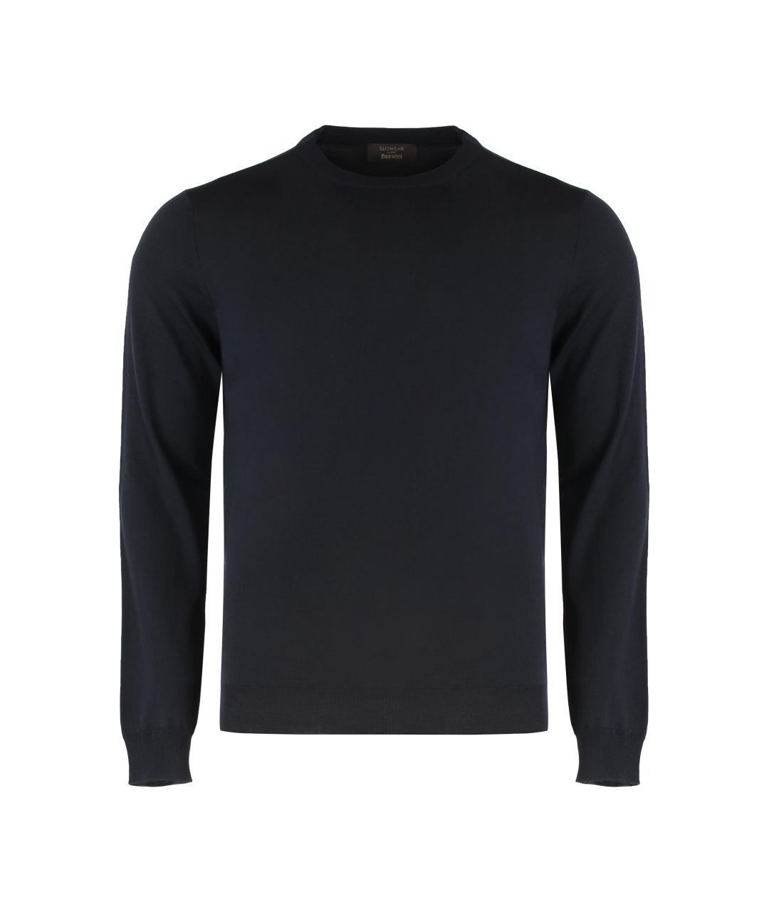 SLOWEAR Черный шерстяной джемпер / свитер, фото 1