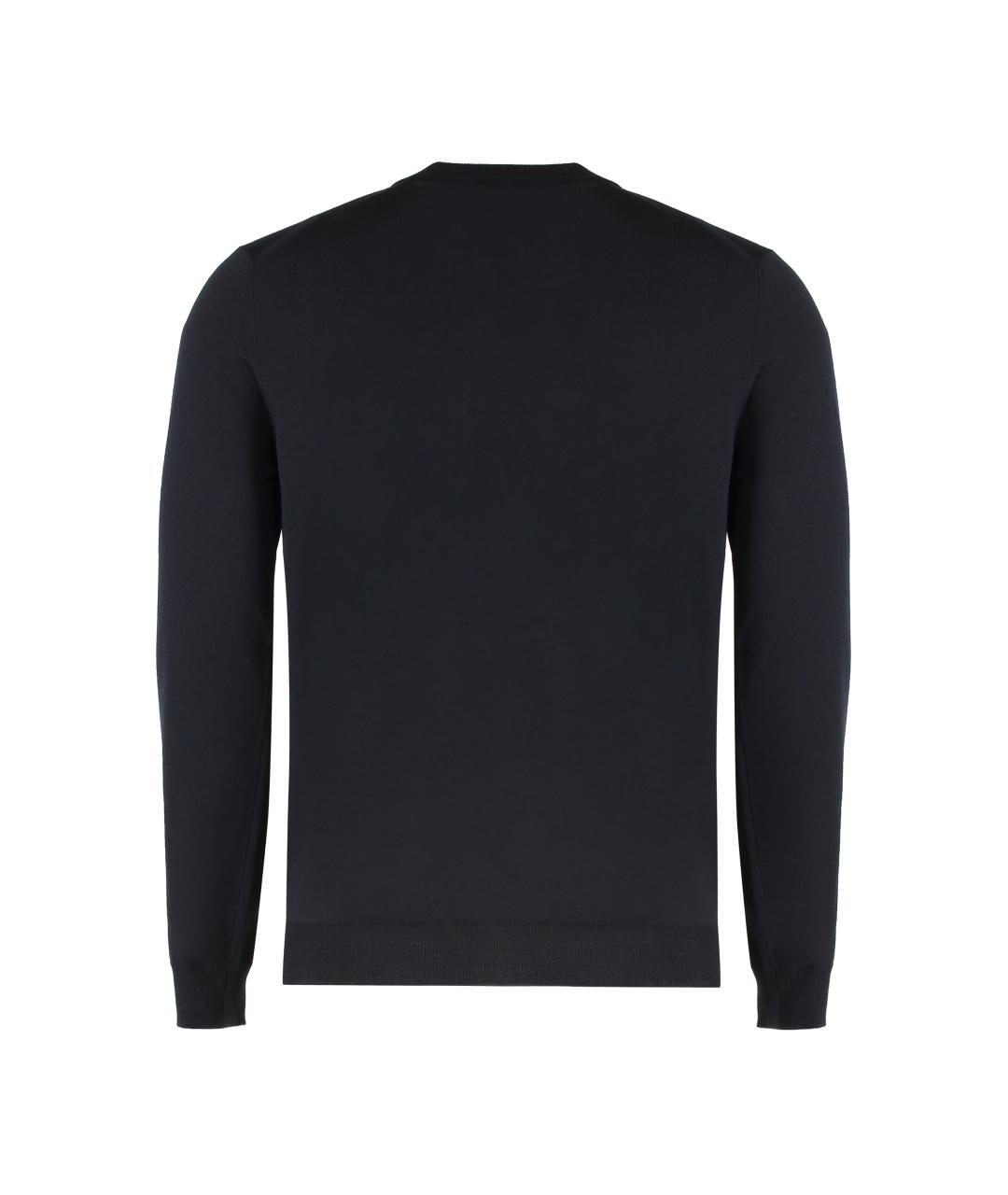 SLOWEAR Черный шерстяной джемпер / свитер, фото 2