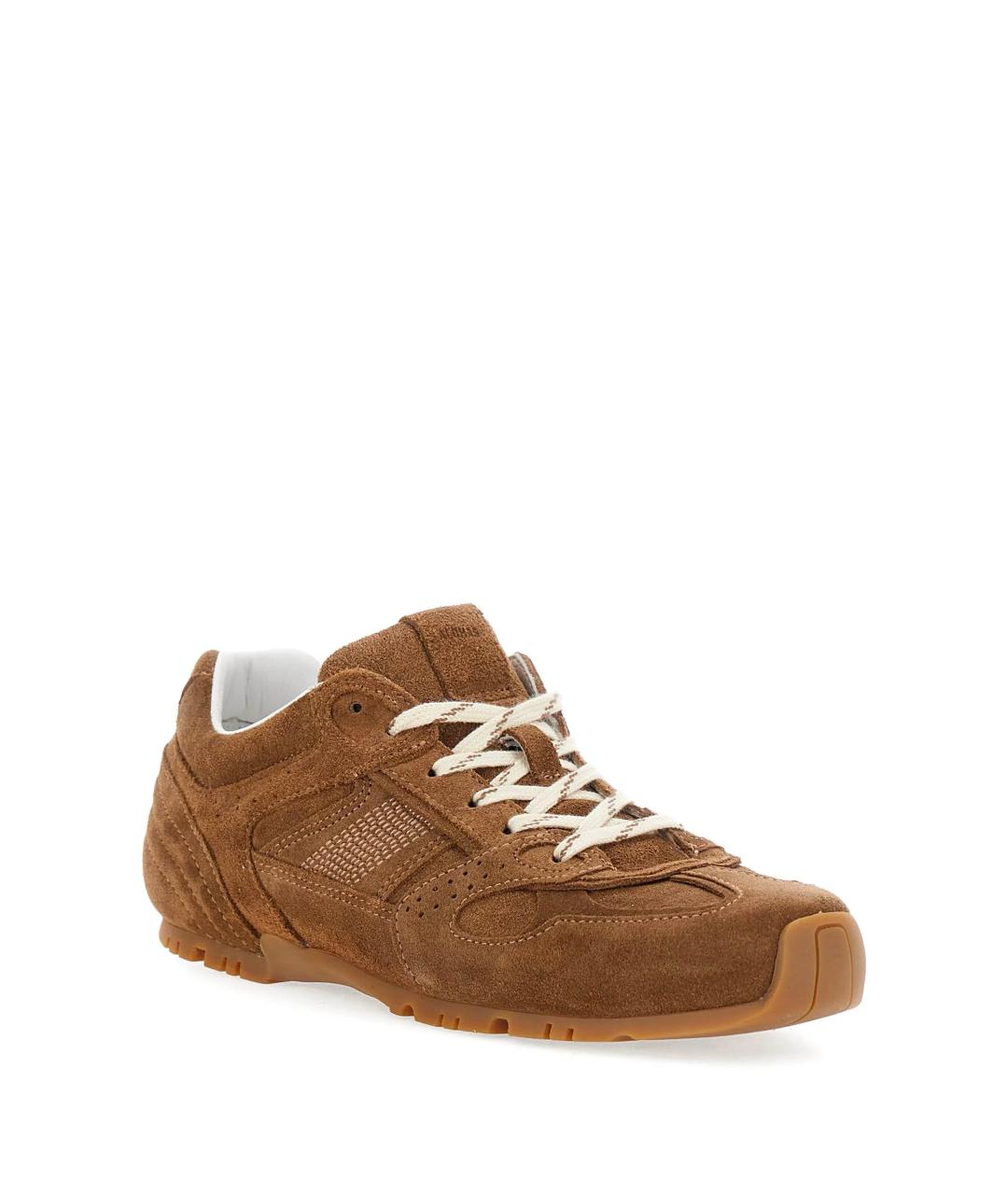 ALOHAS Коричневые замшевые кроссовки, фото 2