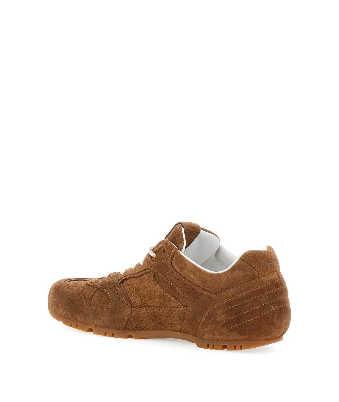 ALOHAS Коричневые замшевые кроссовки, фото 3