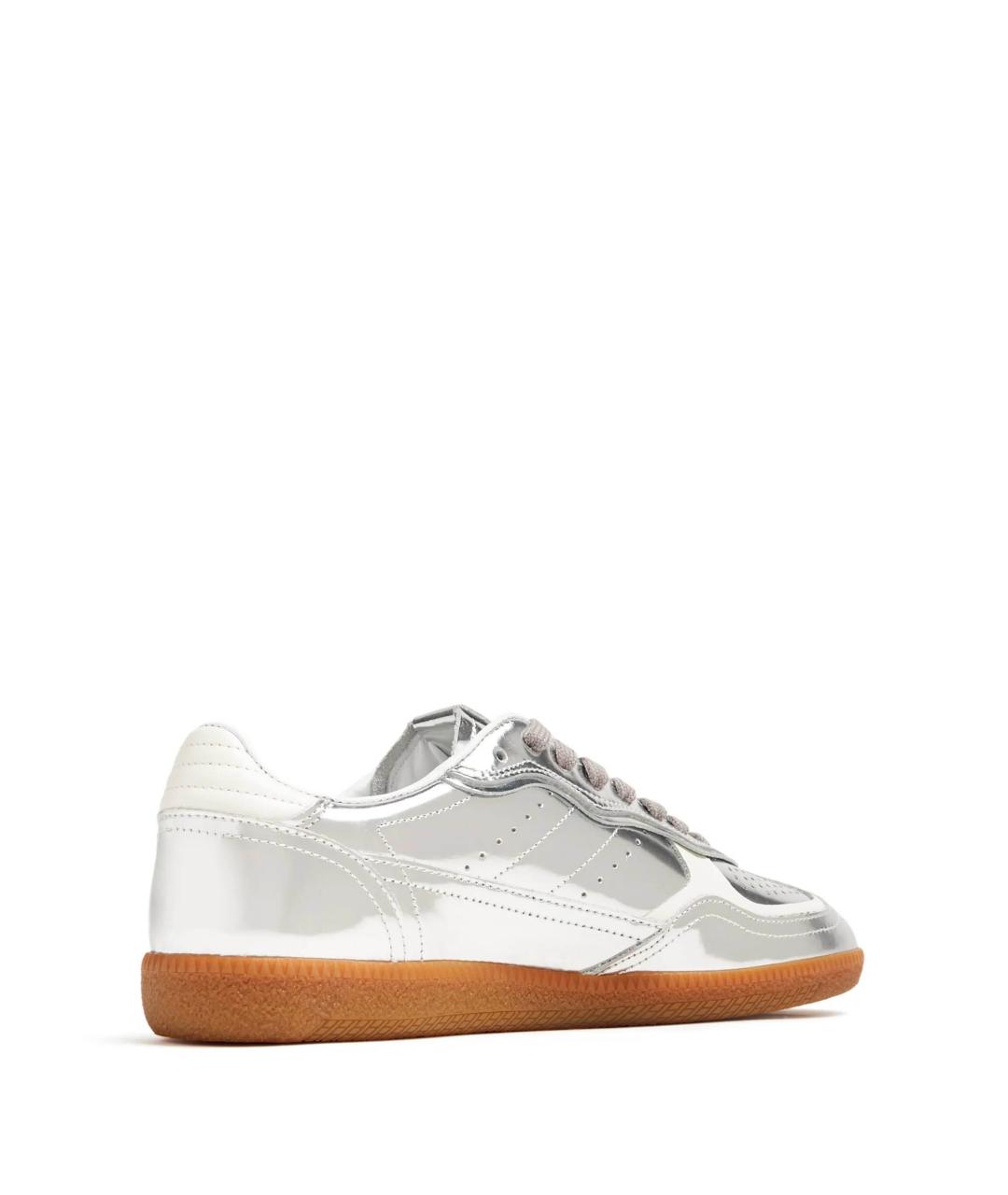 ALOHAS Серебряные кожаные кеды, фото 3