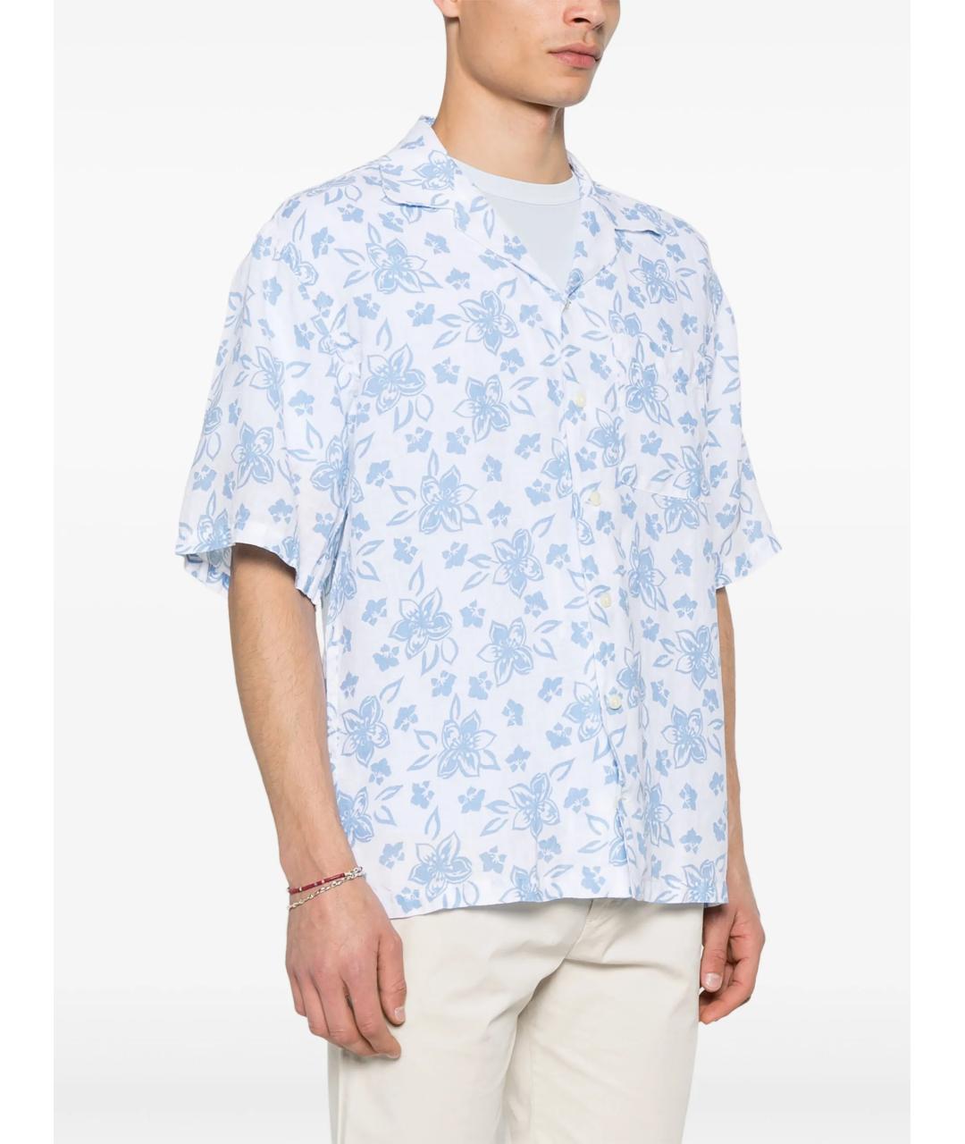 120% LINO Мульти льняная кэжуал рубашка, фото 3