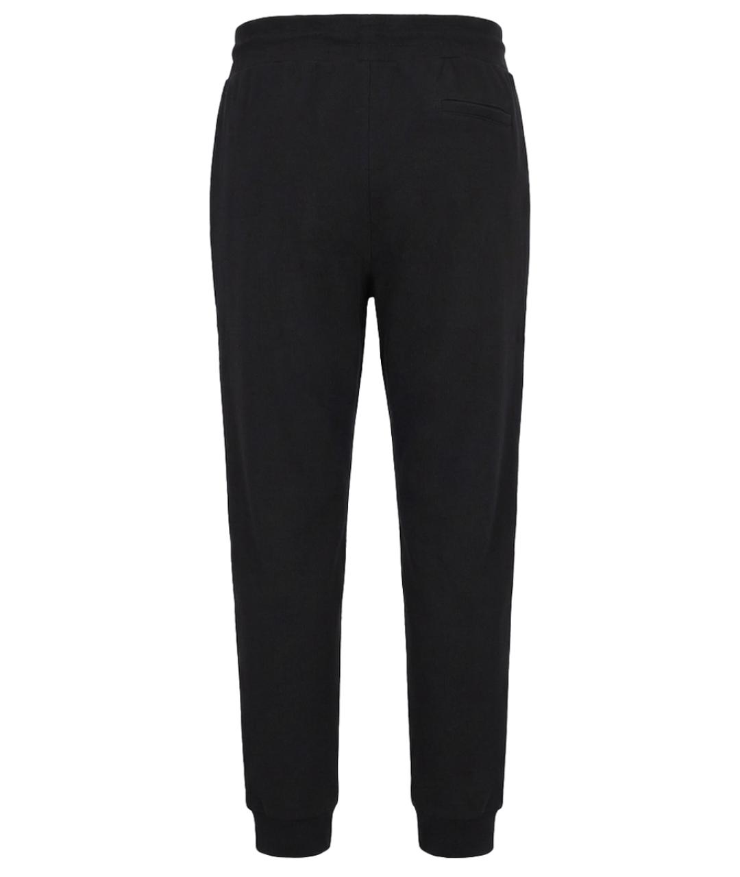 PHILIPP PLEIN Черные хлопковые повседневные брюки, фото 2