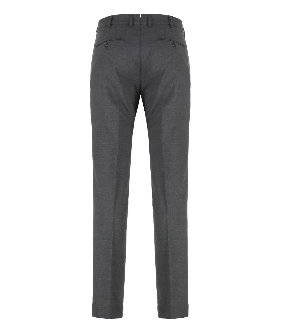 SLOWEAR Серые шерстяные повседневные брюки, фото 2