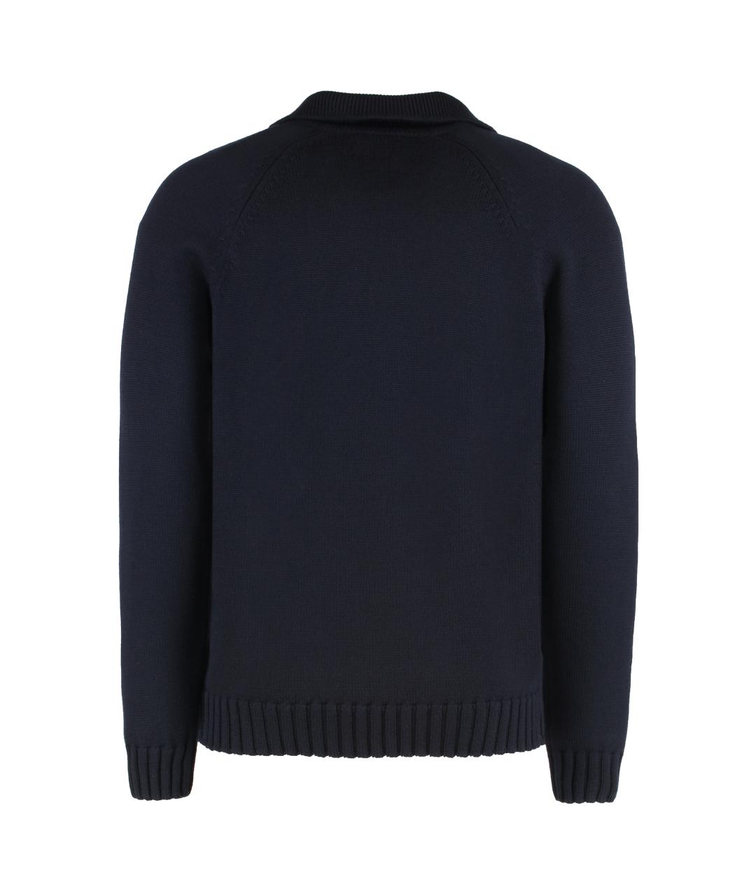 SLOWEAR Синий шерстяной джемпер / свитер, фото 2