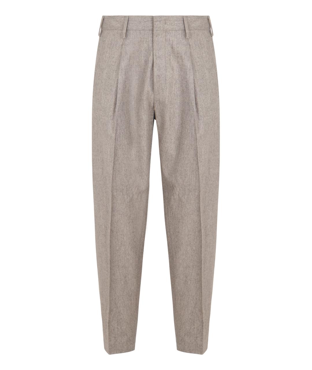 SLOWEAR Серые хлопковые повседневные брюки, фото 1