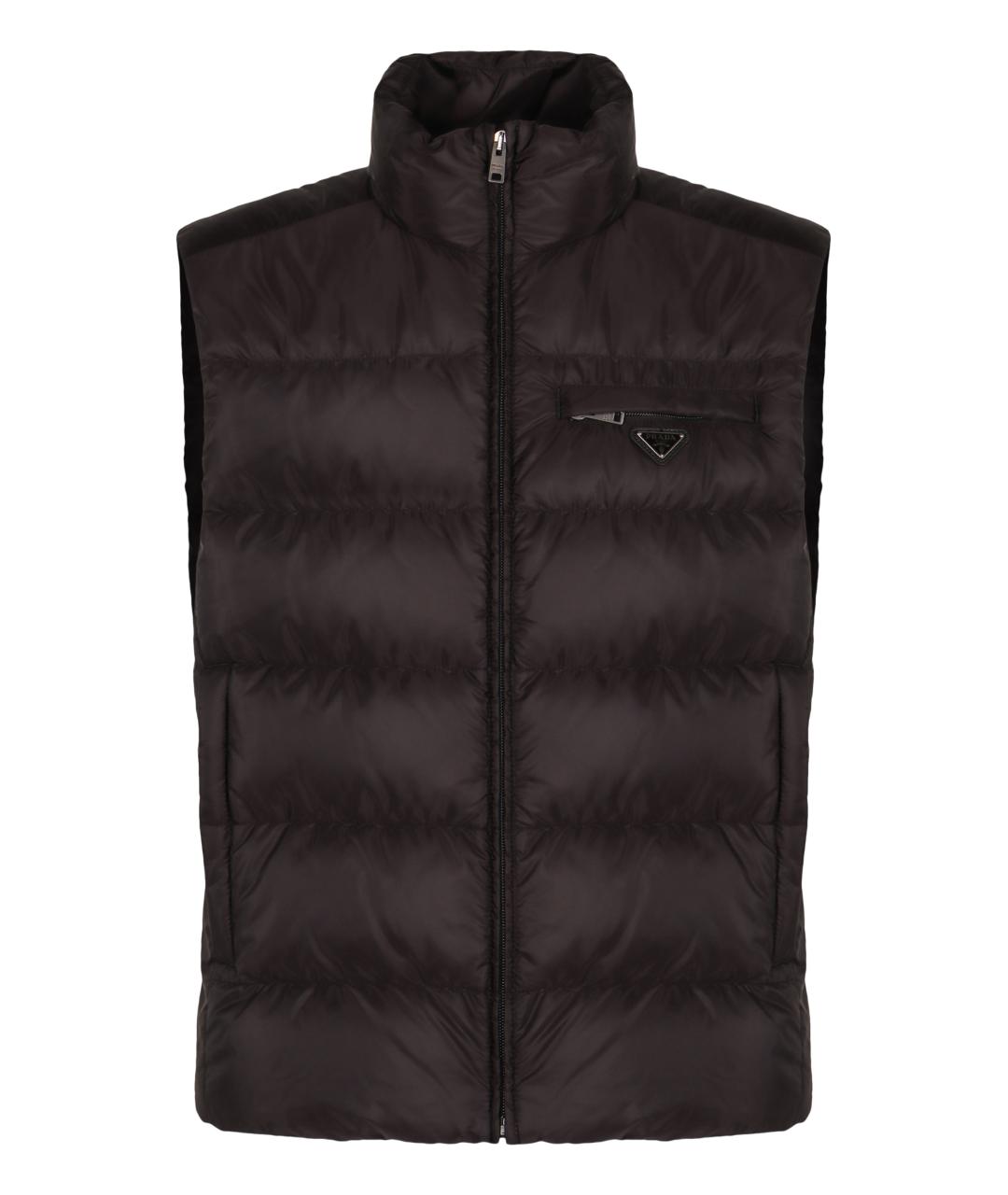 PRADA Черный полиэстеровый жилет, фото 1