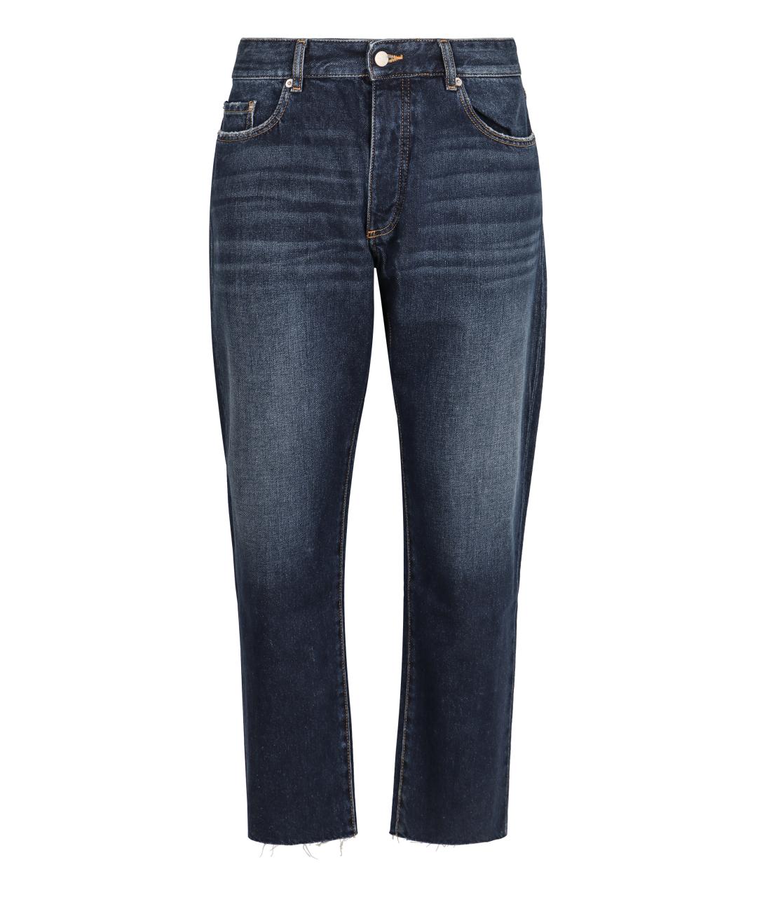 ICON DENIM Синие хлопковые повседневные брюки, фото 1