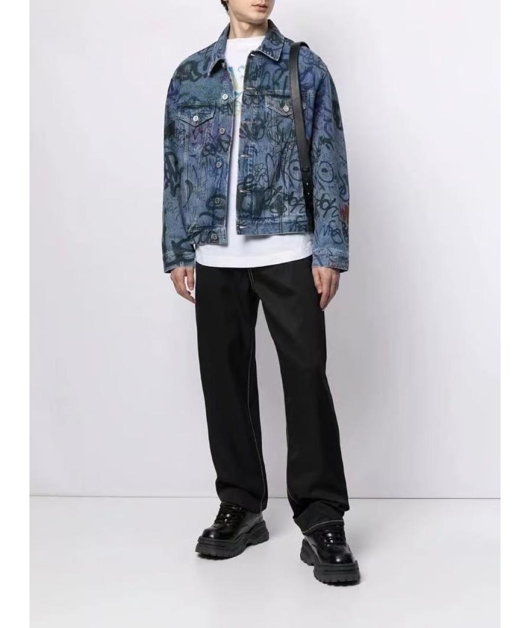 VETEMENTS Синий хлопковый жакет/пиджак, фото 7