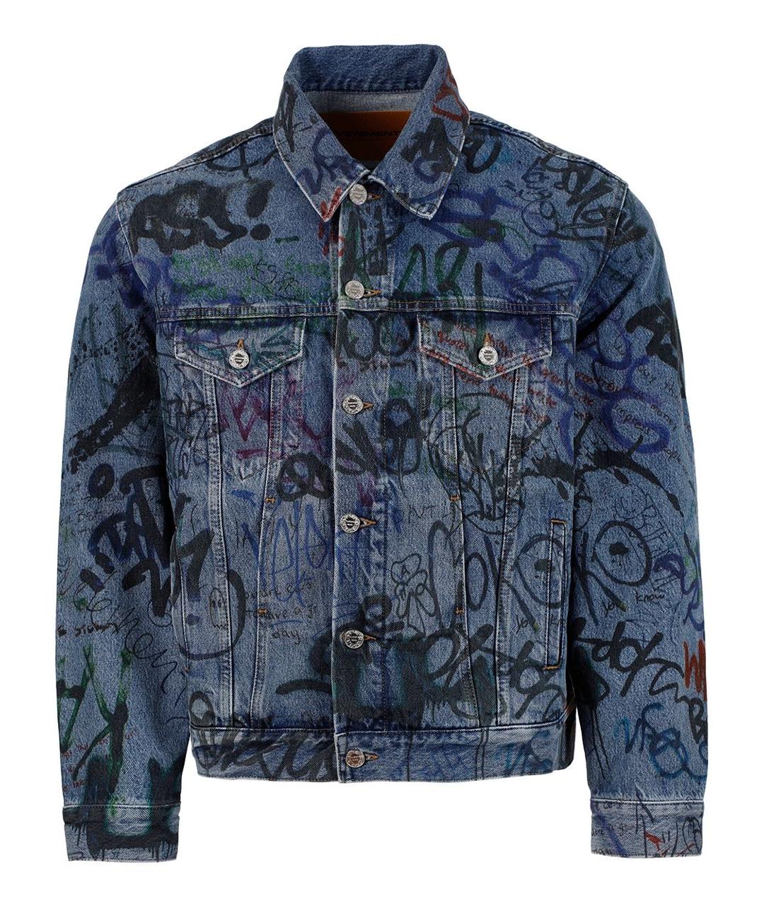 VETEMENTS Синий хлопковый жакет/пиджак, фото 8