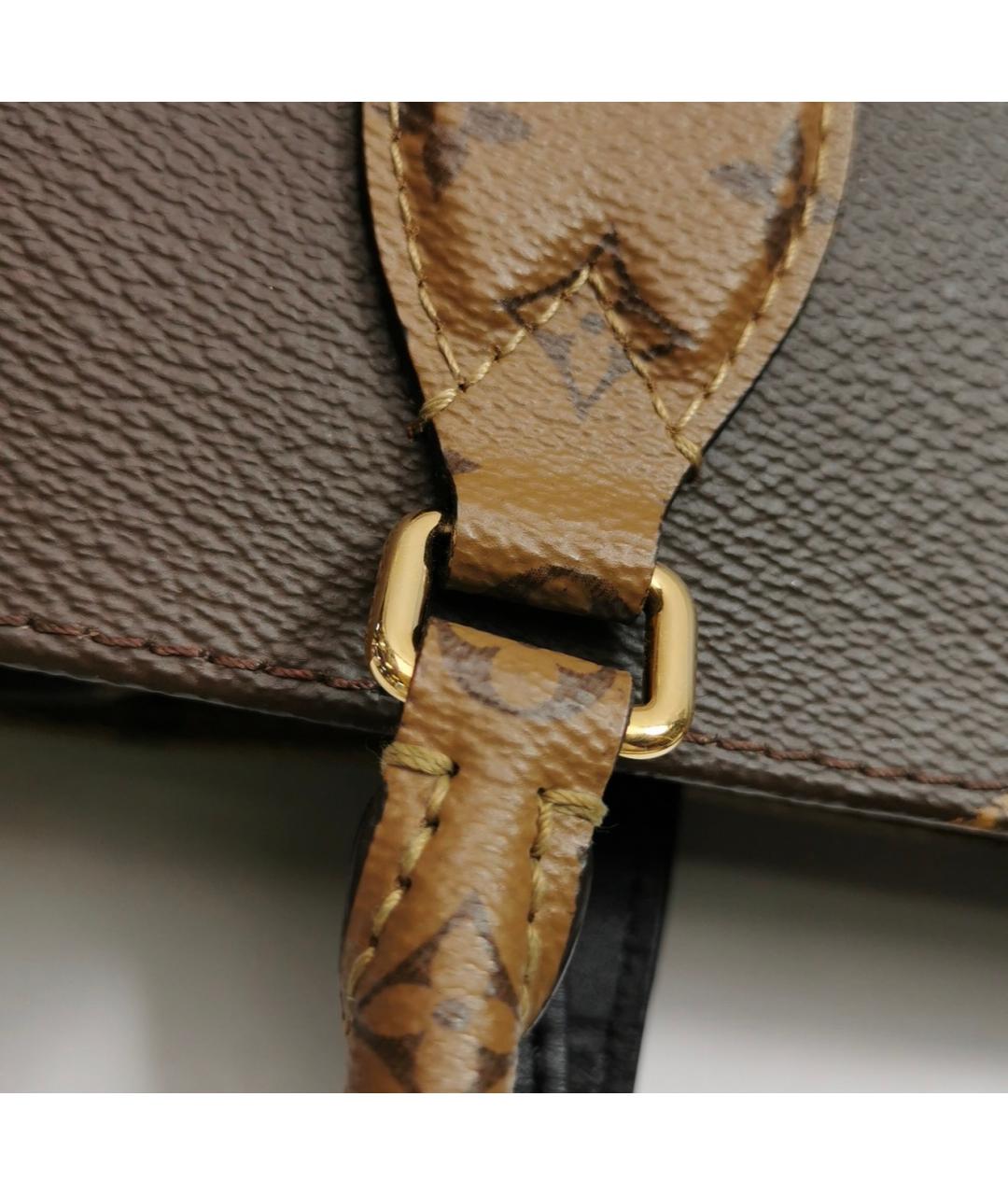 LOUIS VUITTON Коричневая сумка через плечо, фото 8